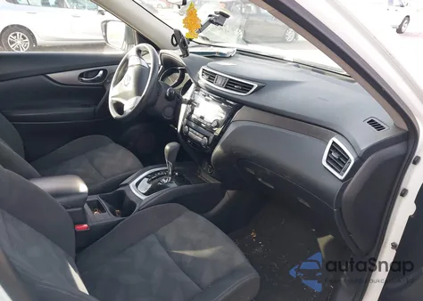 2016 Nissan Rogue Sv из США, поврежденный, VIN KNMAT2MV7GP626465